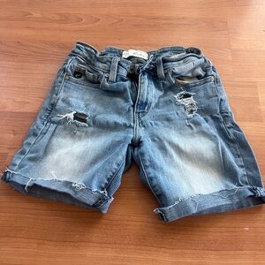 KanCan Distressed Blue Jean Shorts
